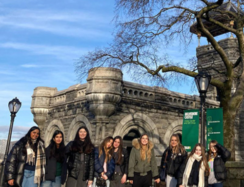 A cultural exchange trip to a snowy New York!