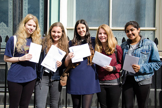 GCSE Results Day - Francis Holland School - Regents Park